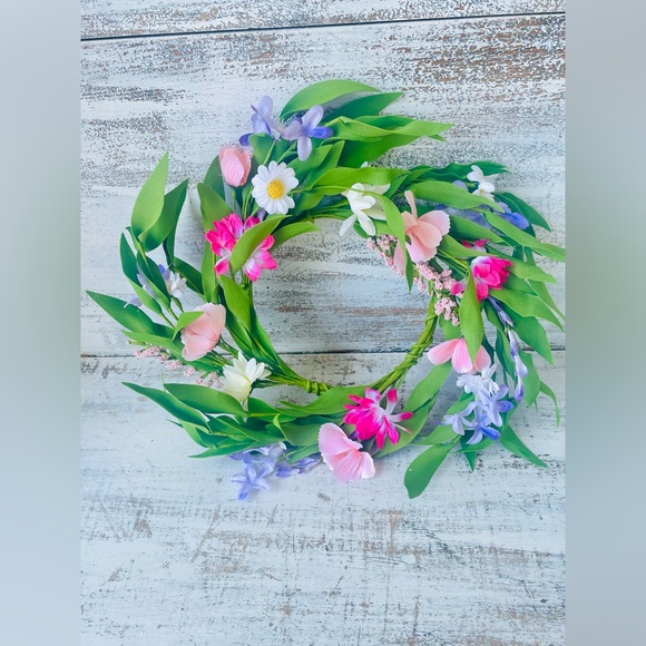 *Spring Festival Flower & Herb Candle Ring - Picture 7 of 12